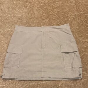 Rails Light Gray Mini Skirt